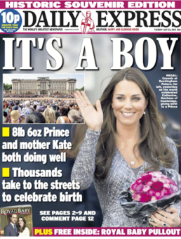 Daily express cover